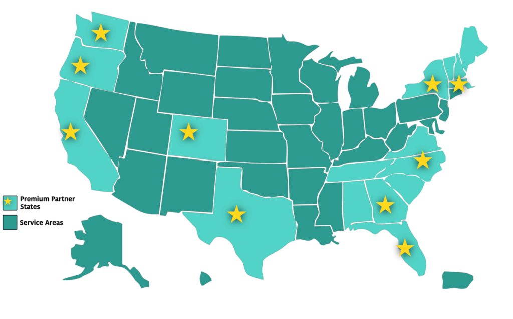 virtual paint and sip classes - map of the united states